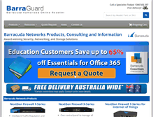 Tablet Screenshot of barraguard.com.au